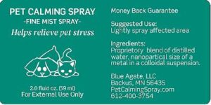 Pet Calming Spray